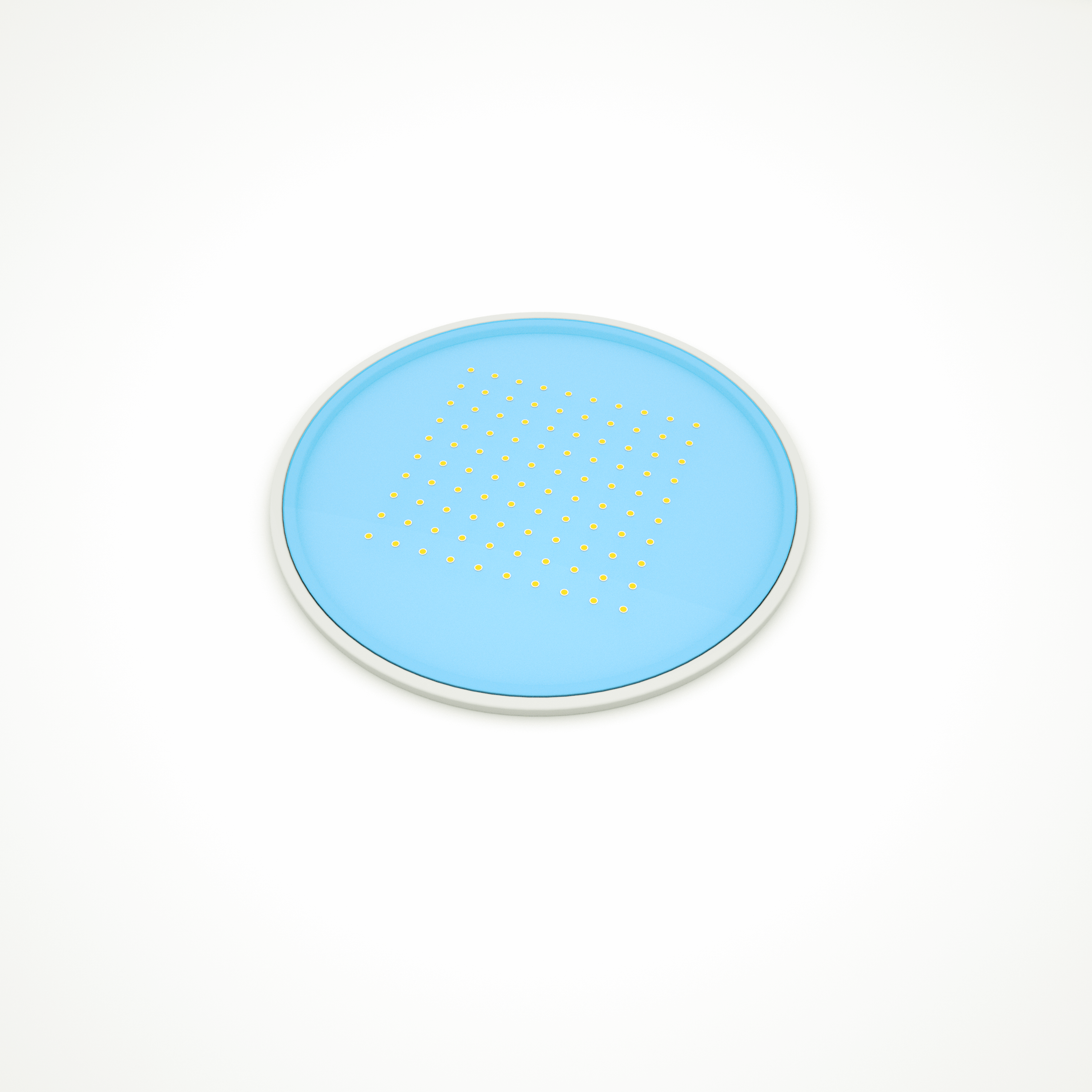 Blue film packaging